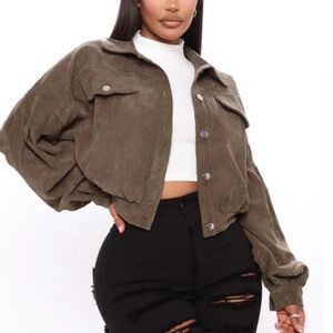 Corduroy Jacket olive